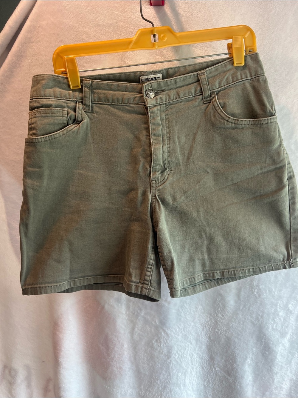 Cherokee Olive Green Women's Jean Shorts